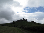 SX16085 Silhouette of Carreg Cennen Castle on top of hill.jpg